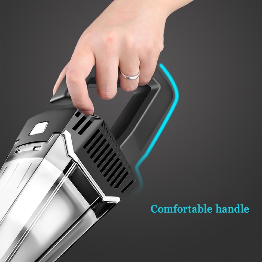 5000Pa 120W 12V Cordless Handheld Rechargeable Portable Vacuum Cleaner Car Wet Dry Powerful Vaccum Cleaner For Home Car Cleaning