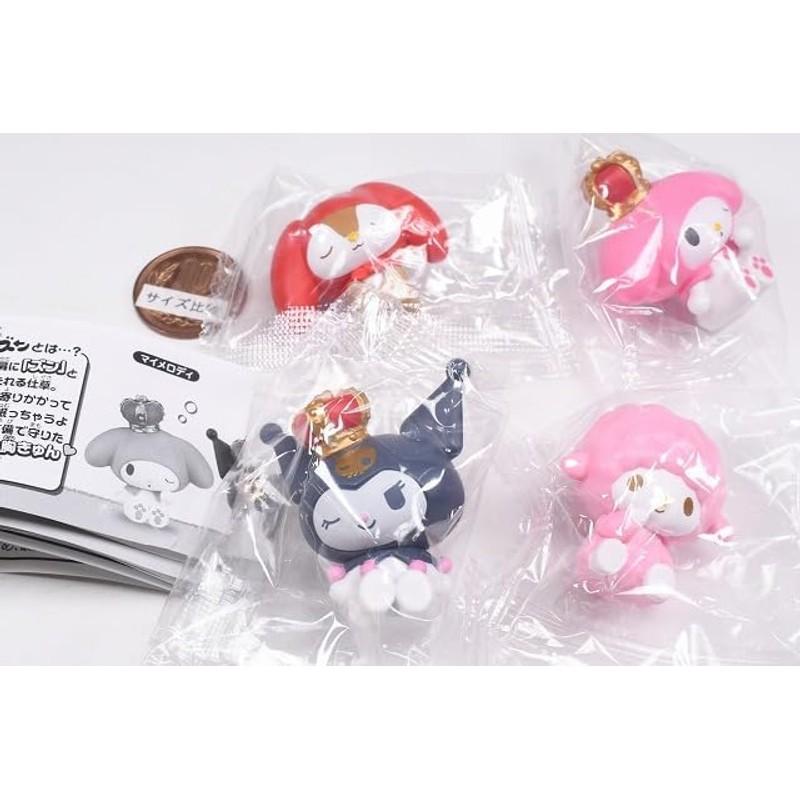 My Melody Kuromi Коллекция к годовщине Набор из 4 Фигурок-Капсул Gacha, Держащихся за плечо. & [Полные типы]