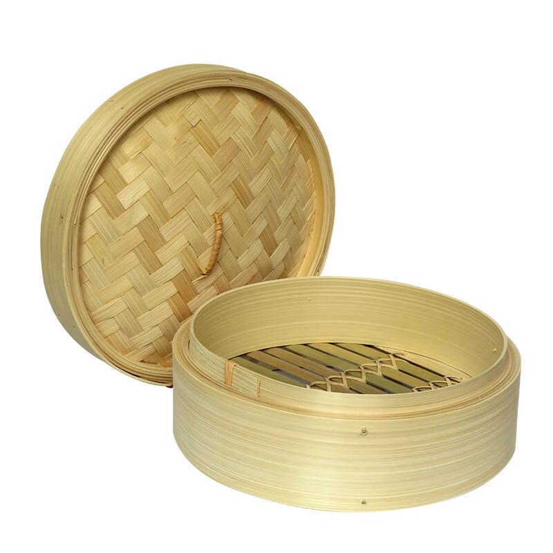 Паровая корзина из соломы, 23 см с крышкой