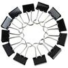 48Pcs Bulldog Clips 25mm Binder Clips Foldback Clips Paper Stationary Clamps For Office School Home Kitchen