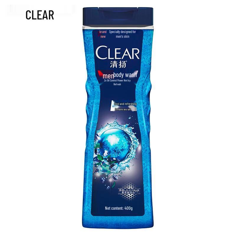 Clear Men Cool Refreshing Shower Gel (2x400g)