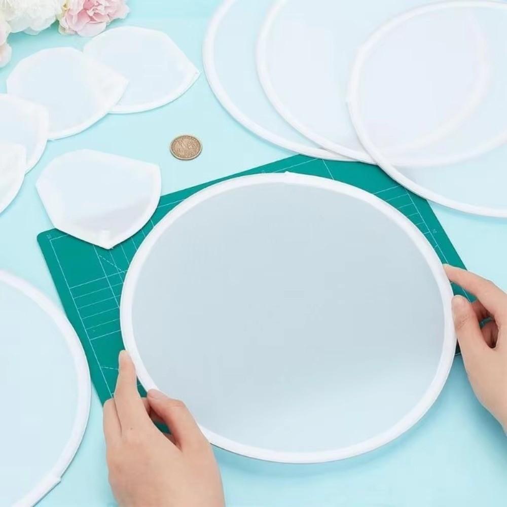 Handheld Size Folding Fan Round Shape Portable Fan New Circular Fan Outdoor Use