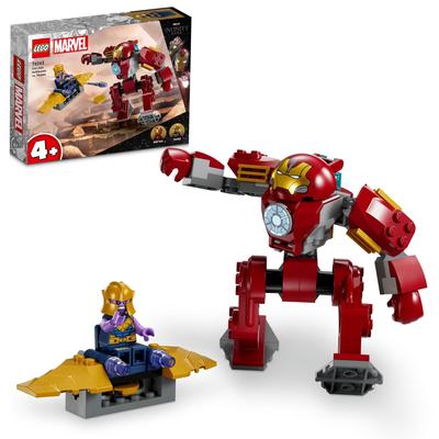 LEGO Супергерои Железный человек Халкбастер и Танос Поединок Игрушка Игрушка Подарок Блок Мальчики Девочки Дети 4 года 5 лет 6 лет 7 лет