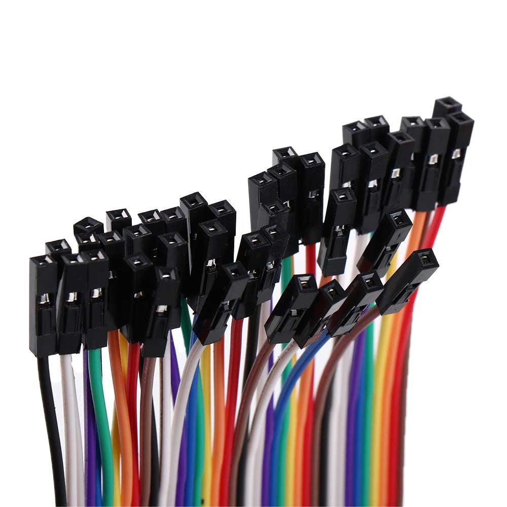 To Male DIY Breadboard 2.54mm Male To Female Connector Dupont Cable Jumper Wire Electronic Kit