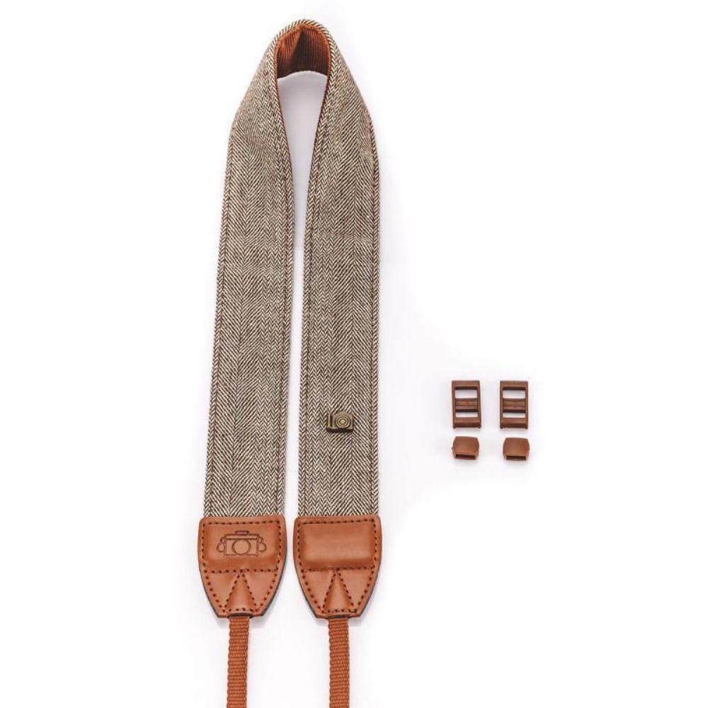 Ремень из хлопковой кожи для зеркальной камеры, универсальный ремень на плечо и шею для Sony/Nikon/Canon