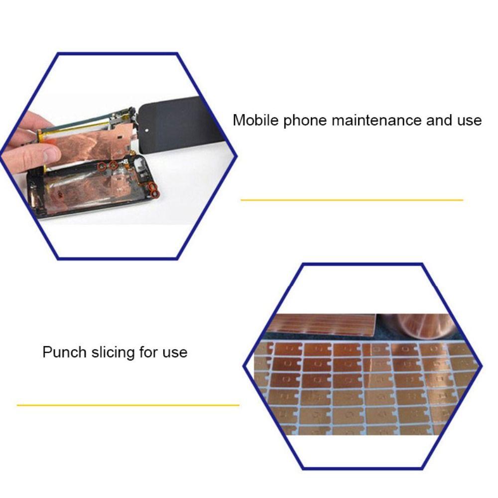 High Temperature Resistance Conductive Copper Tape Thickness 0.05mm Copper Foil Tape PDPs