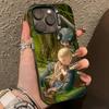 M-СДЕЛАНО В A-ABYSS Чехол для телефона Рико для iPhone 17,16,15,14,13,12,11 Plus,Pro Max,XS,Разноцветный Серебристо-Черный Чехол