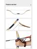 C7 Traditional Ming Han Bow & Arrow Set: Antique Mongolian Archery Equipment for Museums, Scenic Areas, Schools, and Team Building.