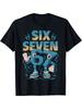 Унисекс Футболка с мемом 67 Six Seven 6 7 Итальянская