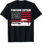 Cool Pontoon Captain Art For Pontoon Boat Captain Unisex T-Shirt