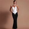 Luxury Rhinestone Bandage Dress Fashionable Sexy Suspender Dress Evening Dress Temperament Slim Women's Clothing