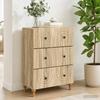 Drawer Cabinet in Sonoma Oak 66 x 34.5 x 90 cm Particleboard