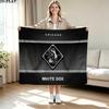 Chicago White Sox Print Flannel Blanket High Quality Warm Comfortable Cover for All Seasons Perfect for Gifts Home Decor