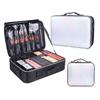 New Professional Cosmetic Bag Portable Partition Large Capacity Beauty Makeup Case