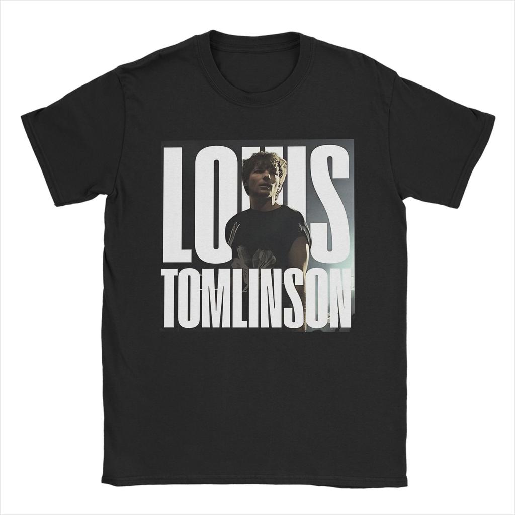 Футболка Louis Tomlinson How Did I Get Here Модные футболки С коротким рукавом Y2K Смешные топы Летний хлопковый топ Футболки