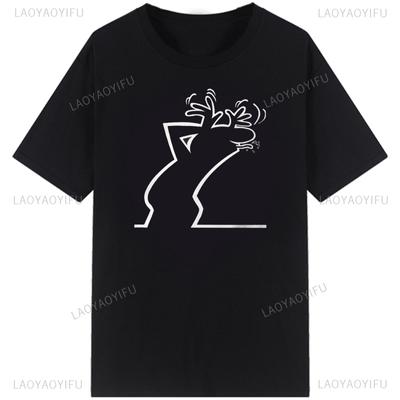 La Linea The Line Osvaldo Cavandoli TV унисекс женская стильная уличная футболка модная хлопковая футболка с круглым вырезом повседневная летняя майка