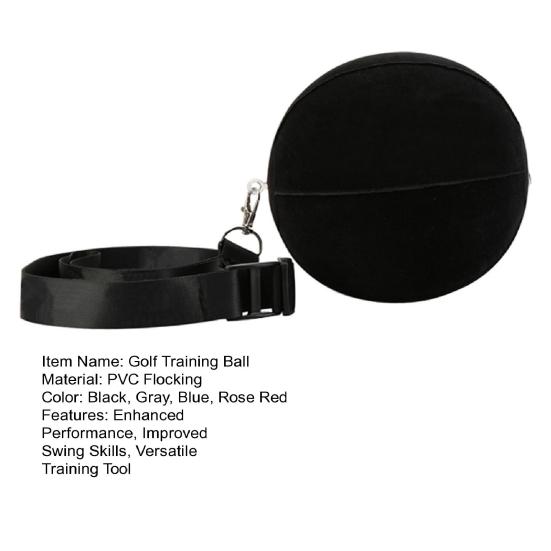 Golf Grip Trainer for Improve Swing Skills Golf Wrist Training Aid PVC Fabric Impact Golf Balls Golf Posture Correcting Tool