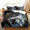 Комплект постельного белья Ghost In The Shell Single Twin Full Queen King Size Bed Set Adult Kids Bedroom Duvetcover Sets 3D Anime Bed Shelf Set