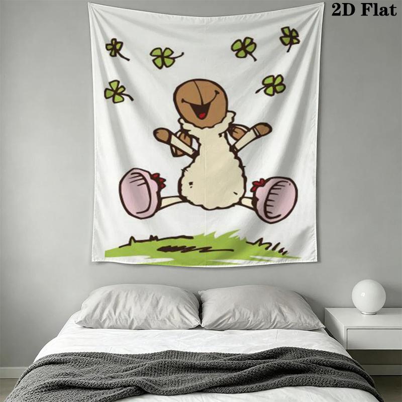 JOLLY Wall Tapestry Aesthetic Wall Hanging Printed Fabric Blanket Decorative Tapestries for Bedroom Living Room Home Decor