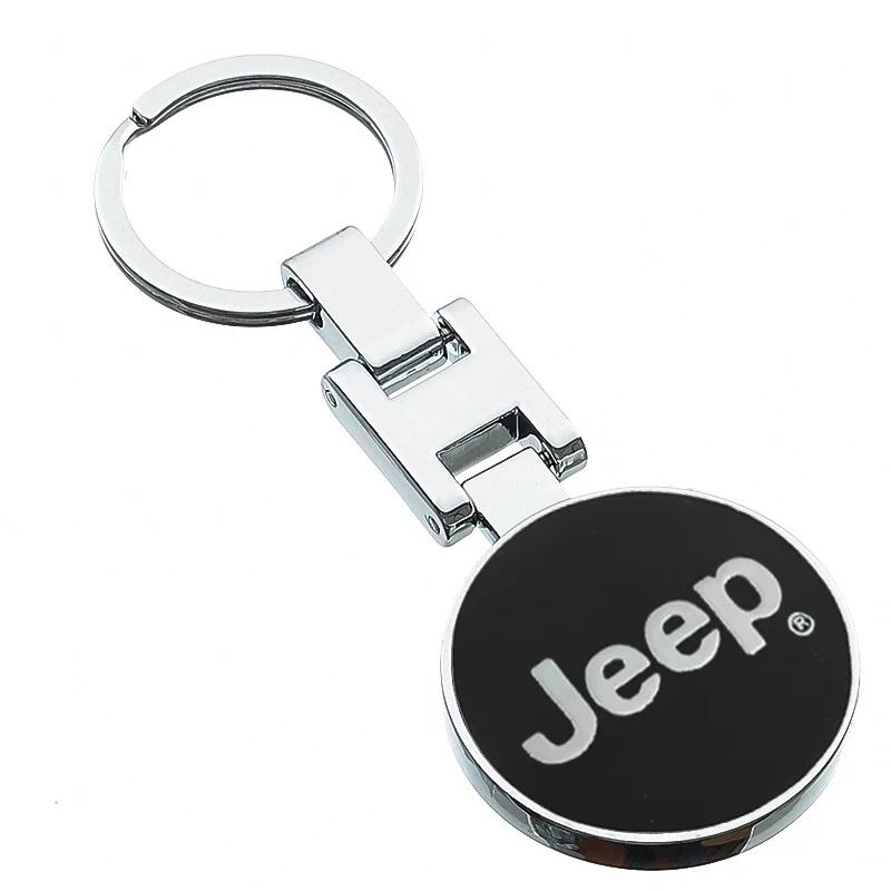 Для автомобиля Jeep Брелок с эмблемой styling Брелок Аксессуары Для Jeep Grand Cherokee Wrangler JK Gladiator Compass Renegade Patr