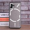 Чехол для Nothing Phone 2 1, два чехла, роскошный текстильный кожаный чехол из мягкой ТПУ, жесткий чехол для телефона, чехол для телефона 2, чехол