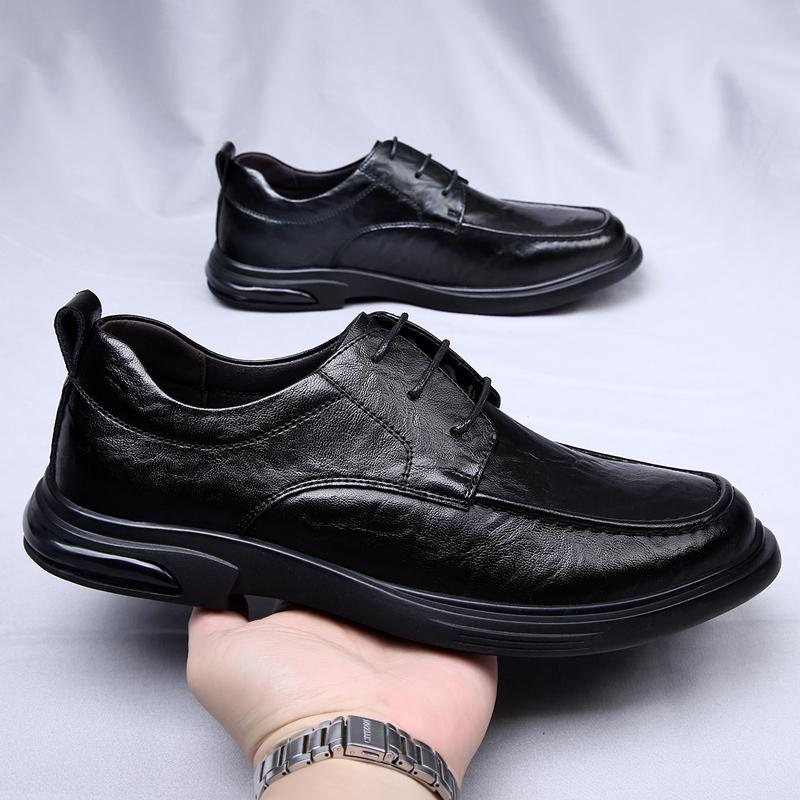 Мода 2024 года, натуральная кожа, мягкая подошва, обувь для мужчин, деловая обувь для мужчин, брендовая обувь, мужская повседневная обувь, классика