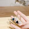 Fashion Beautiful Triangle Pearl Dangle Earrings New Designer Pendientes Jewelry Wholesale