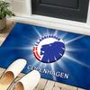 1PC rug Copenhagen Lion Emblem Carpet, Chair Rug,Area Rug for Office Bedroom living rooms bedroom, Doormat decor Christmas fan gifts