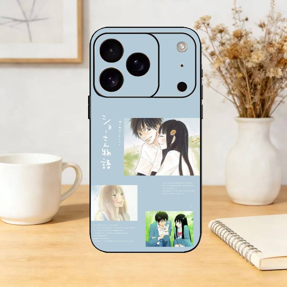 K-Kimi ni Todoke S-Sawako Чехол для телефона Силиконовый черный Мягкий Для IPhone 17,16,15,14,13,12,11,SE,Plus Pro Max