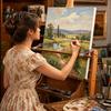 Помощь для рисования мелких деталей, Мост-опора для руки художника, Деревянный с стержнем, Регулируемая устойчивая подставка для холста, Аксессуар для детализации моделей