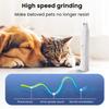 Electric Pet Nail Grinder USB Rechargeable Dog Nail Trimmer with LED Light 3 Grinding Methods Silent Portable Nail Grinder for Dogs Cats