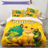 3pcs Lion King3 Cover Set - Personalized Name, HD Printed Bedding with 1 Cover and 2 Pillowcases - Perfect for Home Decor, Easy Care