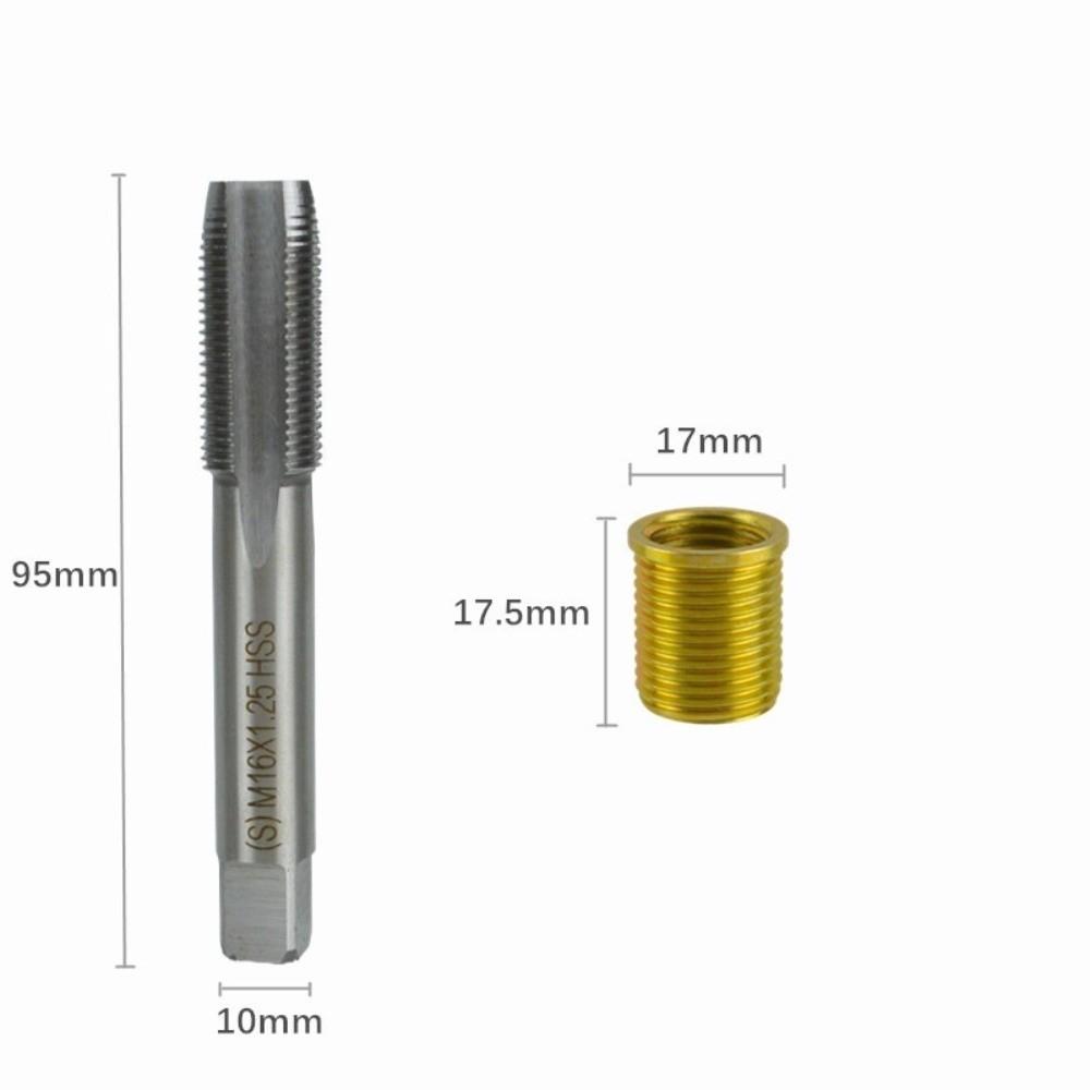 High Speed Steel Tap Spark Plug Thread Repair Kit Thread Inserts Kit For Generators