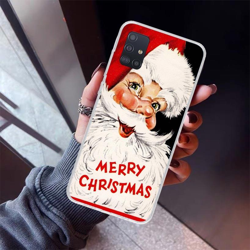 Christmas Santa Claus Present Phone Case For Samsung Galaxy A52 A51 A50S A32 A22 A12 A02S A72 A71 A31 A70 A30S Note 20 Ultra 10