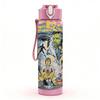 1PC Colorful Pattern A B C F 750ml sports water bottle leakproof straw lid outdoor office home