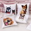 Cartoon Dog Printed Cushion Cover 45*45cm Pillowcase Sofa Kids Room Cushions Funda Cojin Polyester Home Decor Pillow Covers Case