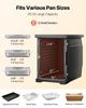 VEVOR Insulated Food Pan Carrier, 82 Qt Hot Box for Catering, LLDPE Food Box Carrier with Double Buckles, Front Loading Food Warmer for Restaurant