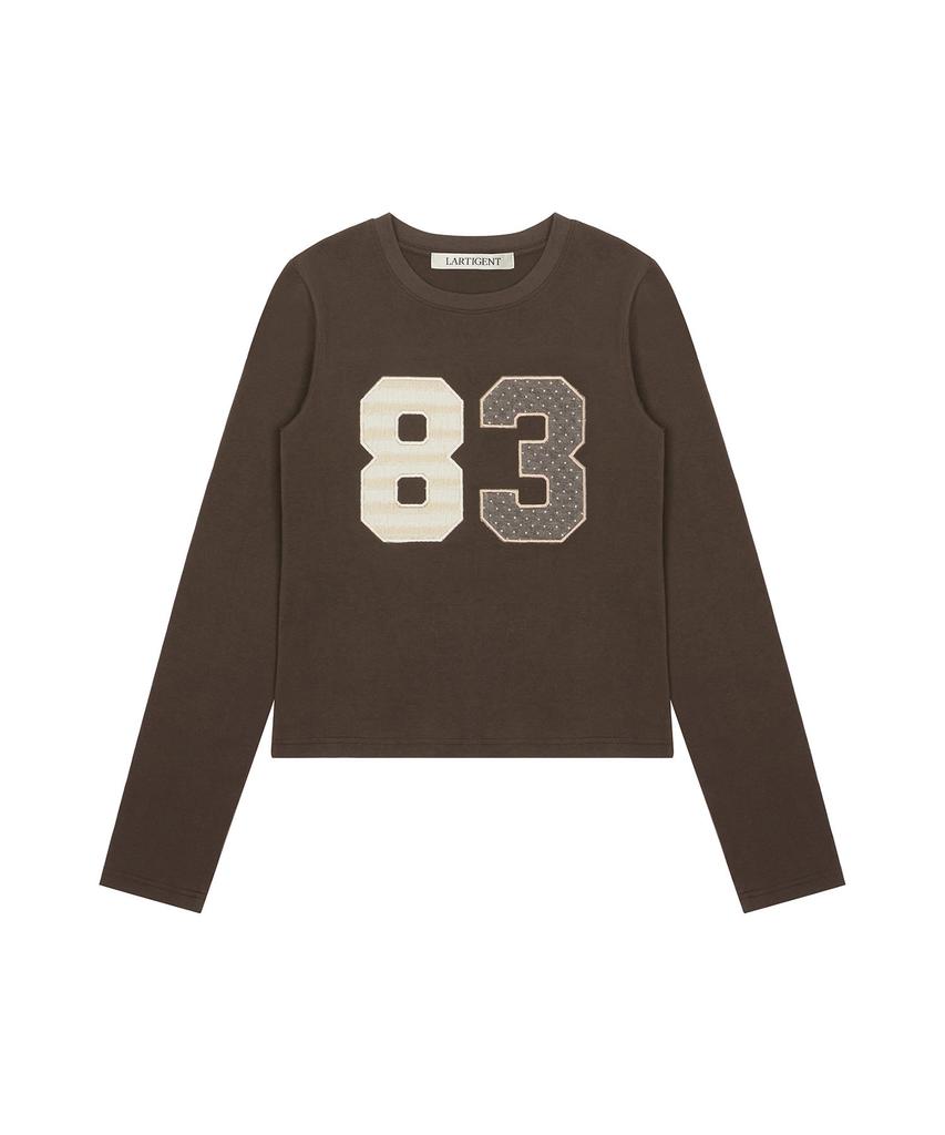 LARTIGENT L20 83 Patch Long Sleeve(Brown)