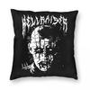 Черный Металлический Пинхед Хеллрейзер Наволочка Принт Чехол для Подушки Декорация Хэллоуин Фильм Ужасов Наволочка для Подушки Дома
