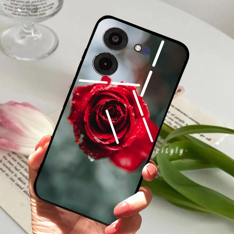 Чехол для Tecno Pova 5 Pro 5G Pova5 4G Мягкий Силикон ТПУ Задняя Крышка Телефона Для Tecno Pova Neo 3 Ударопрочный Бампер LH6n Мультяшный