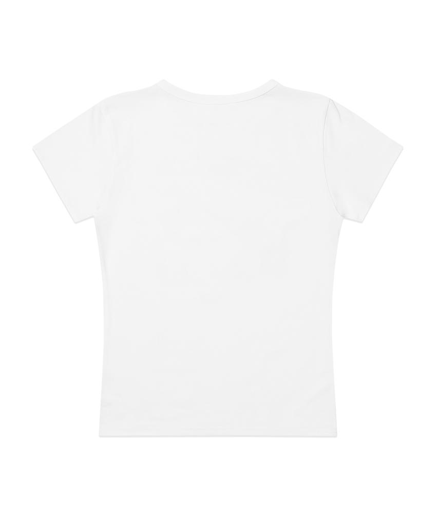 FANCY CLUB Shadow Unicorn Tee (White) F26Qb057
