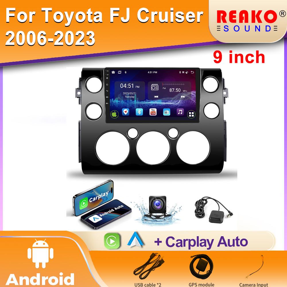 Радио Android для Toyota FJ Cruiser J15 2006-2020 Автомобильное головное устройство Мультимедиа Carplay Auto Wireless GPS BT Навигация 4G DVD 2din