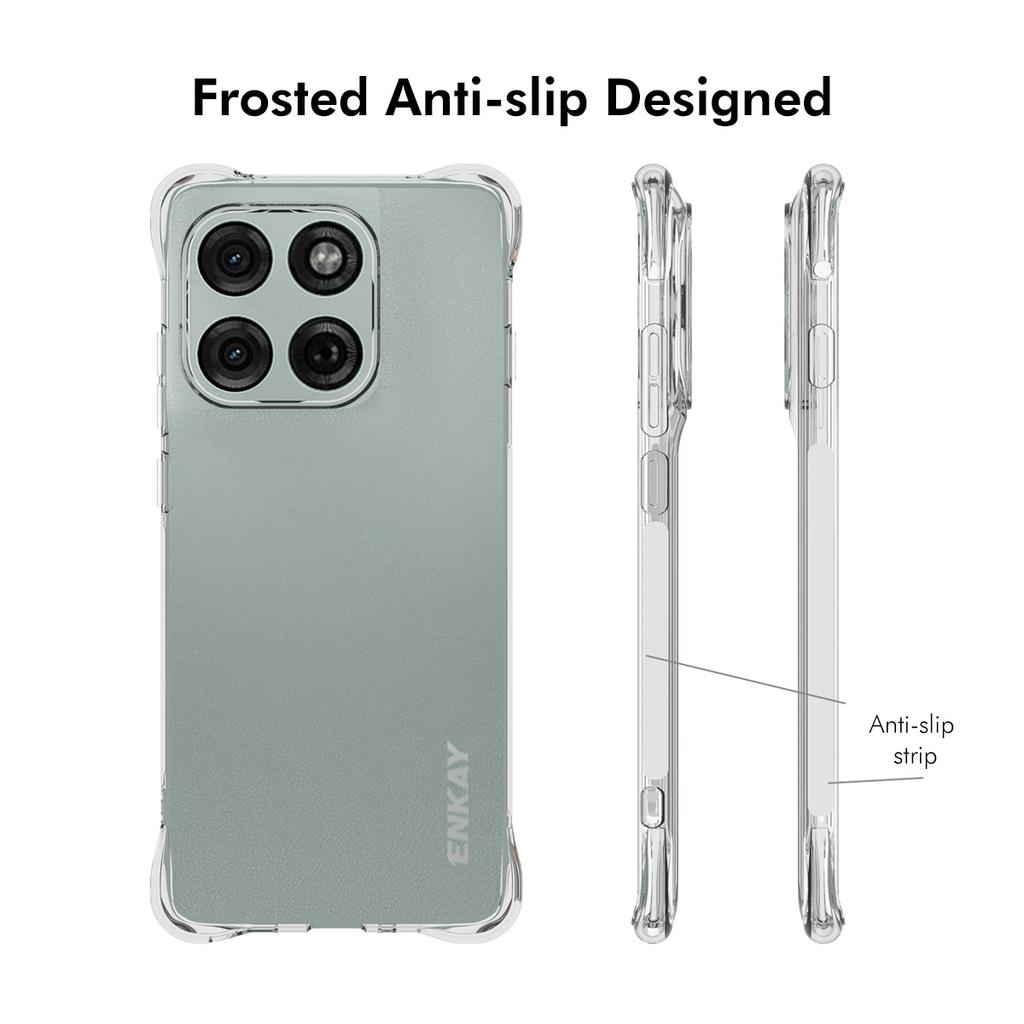 For Motorola Edge (2025) 5G Clear Phone Case ENKAY HAT PRINCE Shockproof Anti-slip TPU Cover