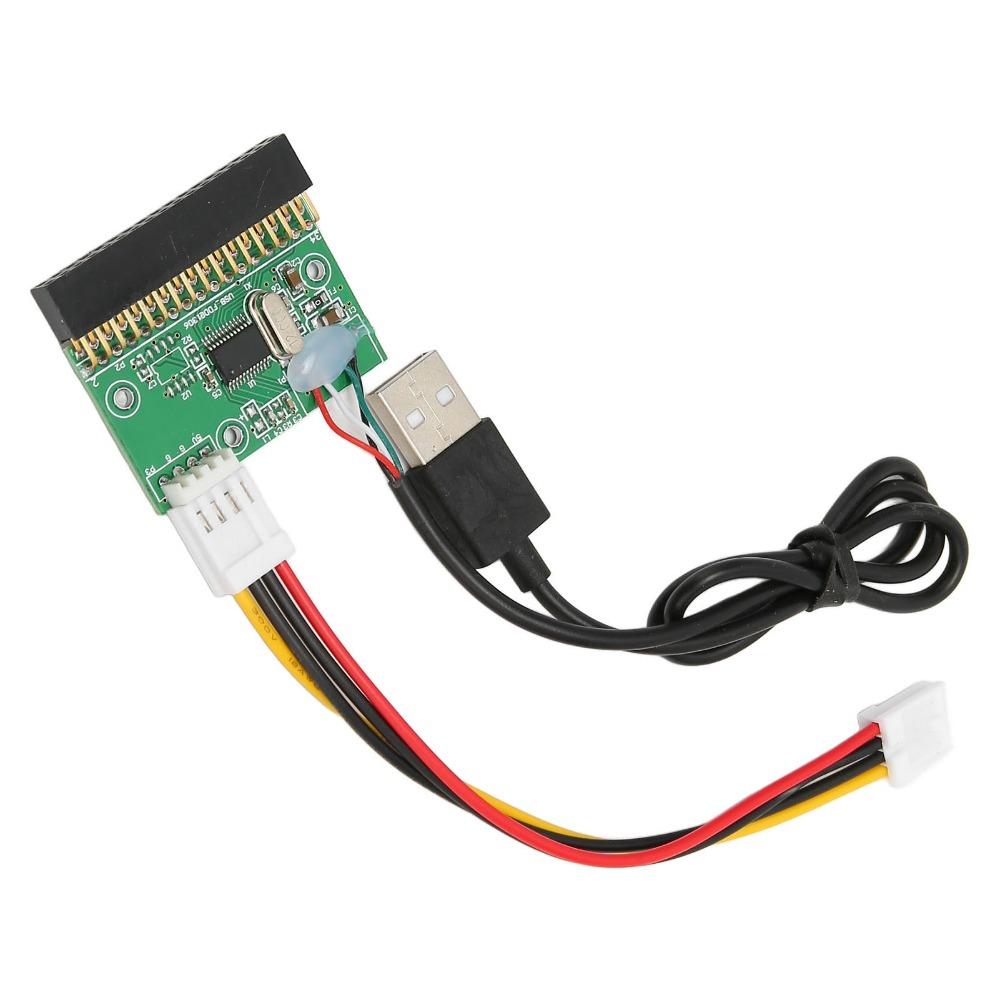 Plug and Play Floppy Drive Connector 34 PIN Cable Connector USB Cable Adapter PC Connection