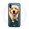 Soft Case - Unisex - iPhone XS Max - Golden Retriever - Black