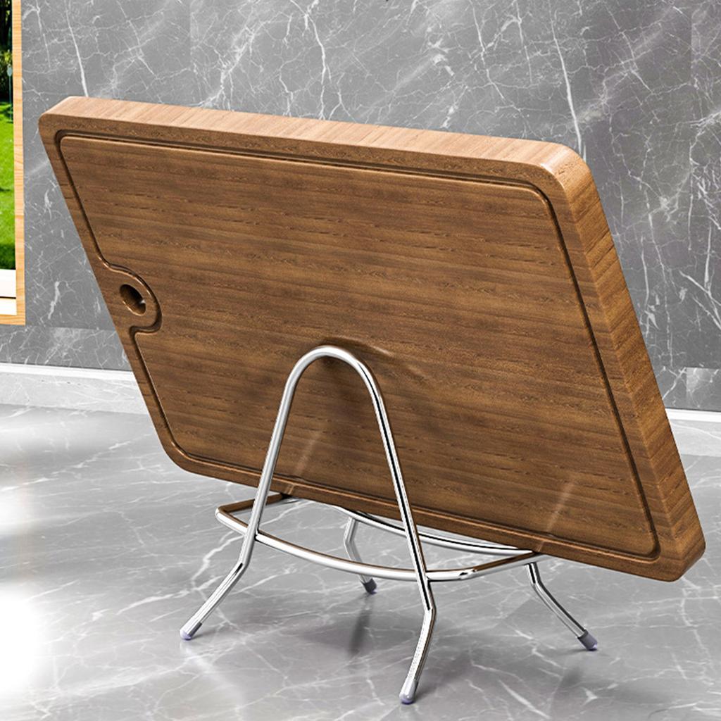 Stainless Steel Cutting Board Rack Organizer for Kitchen Rustproof Pots Lid Stand Space Saving Kitchenwares Holder