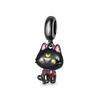 New 925 Silver Cute penguin, Cat, And Bear Charm Beads Suitable For DIY Bracelets Women's Boutique Jewelry