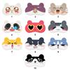 Animal Ear Plush Eye Mask Cartoon Eyes Sleeping Eyepatch Sleeping Eyeshade  Nap Travel Supplies