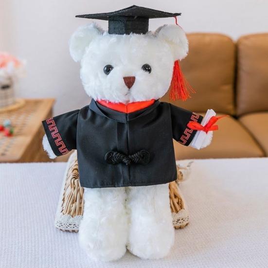 30 см кукла выпускное платье комплект с кисточками шляпа диплом DIY плюшевая игрушка хлопковая кукла бакалаврская форма академическое платье наряд одежда подарок для любителей кукол