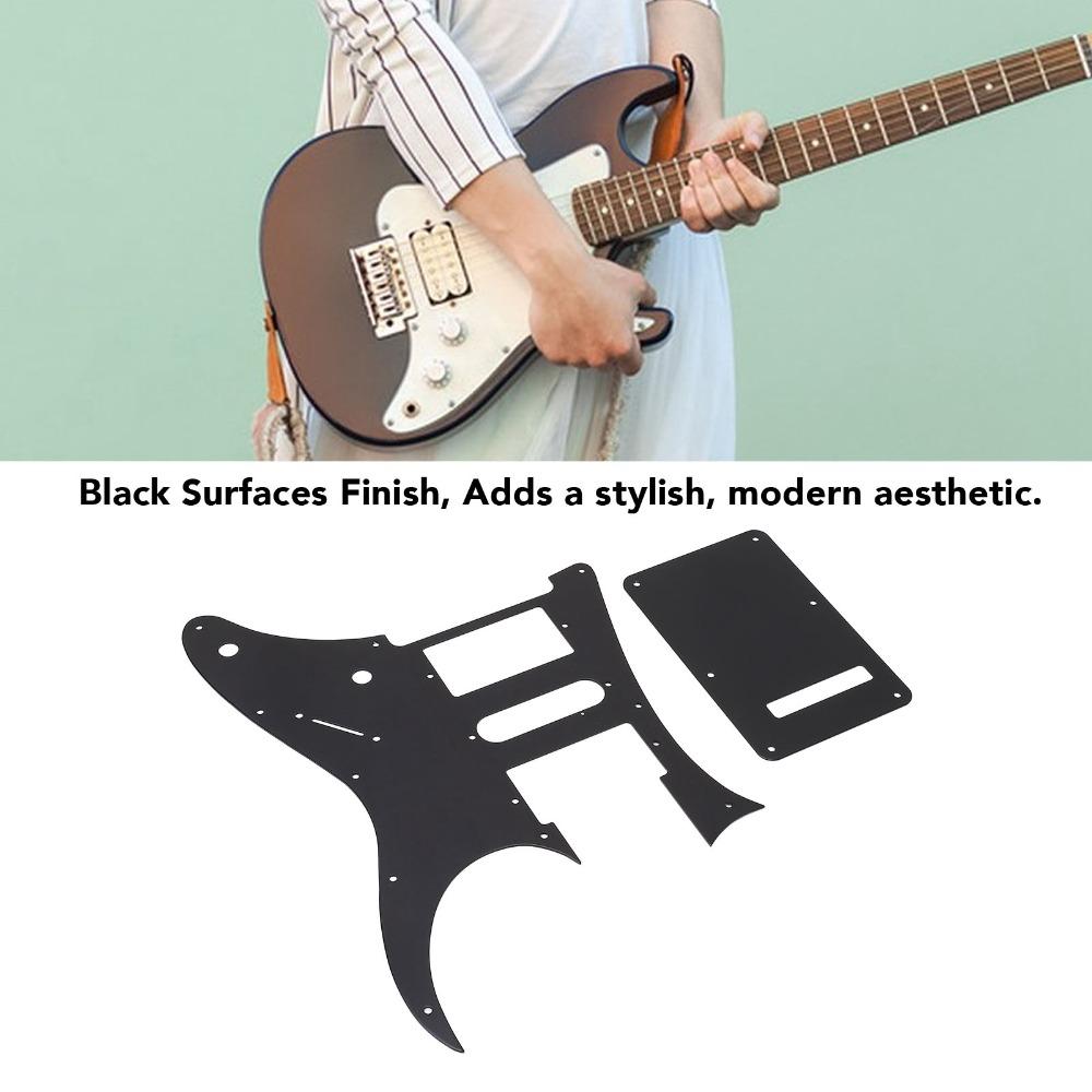 Черный цвет Humbucker Пикгард ПВХ Гитарная царапина Пластина Для Электрогитары